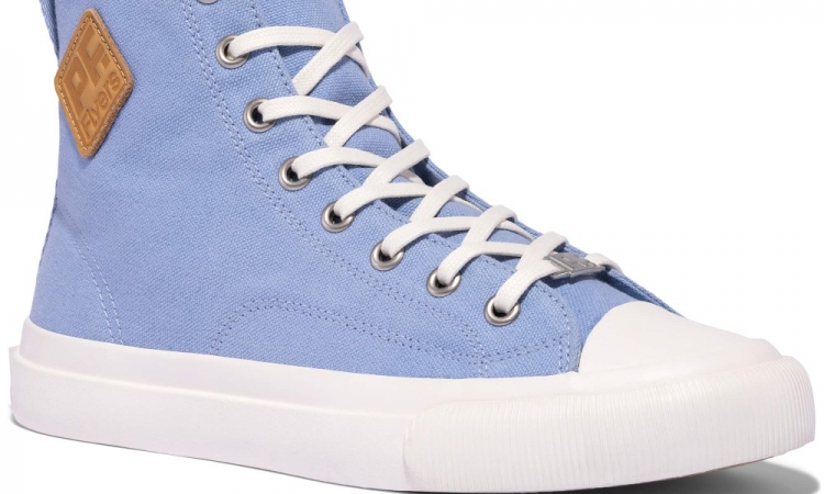 Blue Heron All American Hi Top | Unisex Canvas Sneaker - Click Image to Close