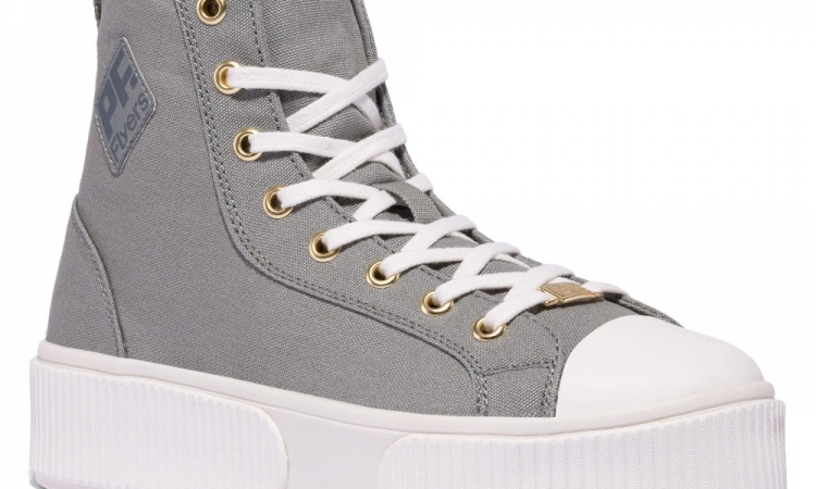 Dried Sage Allston Hi Top | Unisex Canvas Sneaker - Click Image to Close