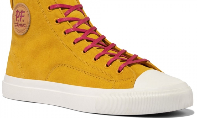 Golden Spice Premium Suede All American Hi Top | Unisex Suede Sneaker - Click Image to Close